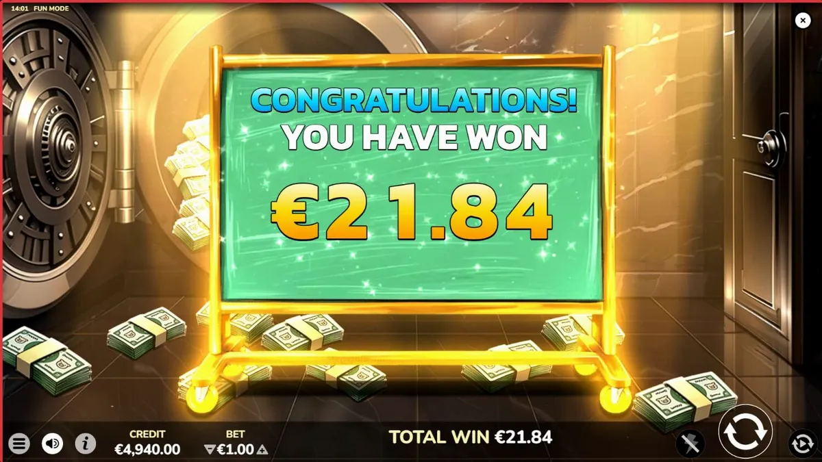 Mr. Porky Bankster 10,000 Ways slot game screen featuring luxury office theme